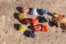 Load image into Gallery viewer, SHOPGIVECOURAGE - Glass Pocket Hearts - Choose From Three Color Schemes: Red