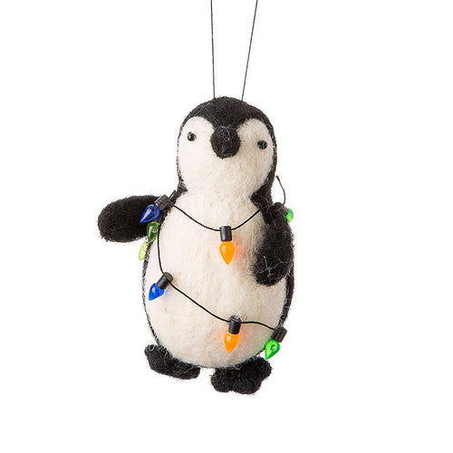 Abbott - Penguin w/Lights Ornament-4