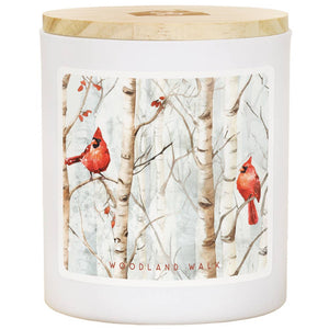 Sincere Surroundings - Cardinals Birch Trees - WDL - Candles
