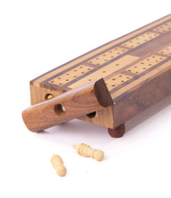 Load image into Gallery viewer, Wood Cribbage Game - Handmade