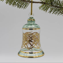 Load image into Gallery viewer, Dandarah (Ships from USA) - Blown Glass Ornament - Engraved Bell: Pink