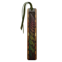Load image into Gallery viewer, Mitercraft - Sword Fern Engraved with added Color Wood Bookmark