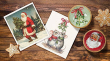 Load image into Gallery viewer, Abbott - Vintage Santa Christmas Dishcloth