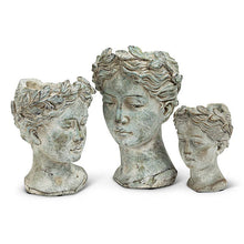 Load image into Gallery viewer, Abbott - Women Head Planter: Large (10"H)