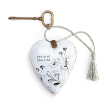Load image into Gallery viewer, 25 Years of You &amp; Me Art Heart