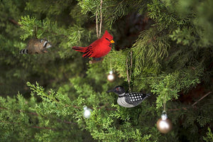 Abbott - Loon Carved Ornament-4"L-1776