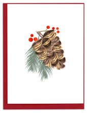 Load image into Gallery viewer, Quilling Card - Quilled Winter Botanicals Note Card Box Set