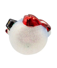 Load image into Gallery viewer, Kurt S. Adler, Inc. - 4.5&quot; Noble Gems Snowman W/Cardinals+Lantern
