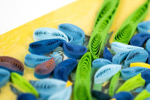 Load image into Gallery viewer, Quilling Card - Artist Series - Quilled Irises, Van Gogh Greeting Card