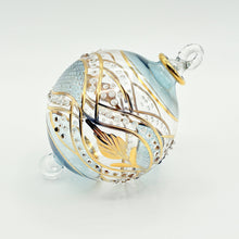 Load image into Gallery viewer, Dandarah (Ships from USA) - Blown Glass Ornament - Garland Teal