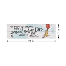 Load image into Gallery viewer, Sincere Surroundings - Grand Adventure Pooh - Vintage Pallet Boards