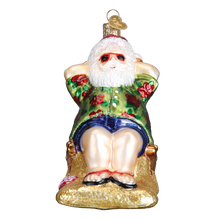 Load image into Gallery viewer, Old World Christmas - Sunning Santa Ornament