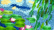 Load image into Gallery viewer, Quilling Card - Artist Series - Quilled Water Lilies 1916-19, Monet Card