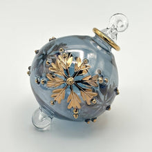 Load image into Gallery viewer, Dandarah (Ships from USA) - Blown Glass Small Ornament - Colored Snow Flake: Pink