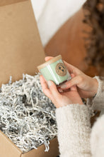 Load image into Gallery viewer, Eco Candle Company - 6oz eco candle EUCALYPTUS SAGE