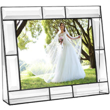 Load image into Gallery viewer, J Devlin Glass Art - Beveled Glass Picture Frame Pic 112 Series: 8x10 Horizontal