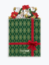 Load image into Gallery viewer, FreshCut Paper LLC - Mini Golden Mistletoe (10 Mini Pop-Up Greeting Cards)