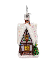 Load image into Gallery viewer, Kurt S. Adler, Inc. - 4.25&quot; Noble Gems Glass Tudor House Ornament