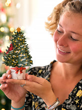 Load image into Gallery viewer, FreshCut Paper LLC - Merry Mini Tree (10 Mini Pop-up Greeting Cards)