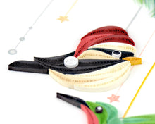 Load image into Gallery viewer, Quilling Card - Holiday Bird Ornaments
