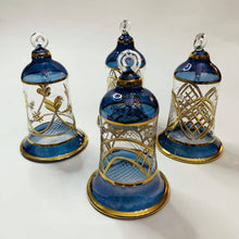 Load image into Gallery viewer, Dandarah (Ships from USA) - Blown Glass Ornament - Engraved Bell: Pink