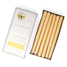 Load image into Gallery viewer, 10" Hand Dipped Unscented Taper Candles - Stark White