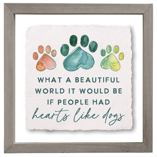 Sincere Surroundings - Hearts Like Dogs - Floating Art Square