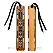 Load image into Gallery viewer, Mitercraft - Art Deco Handmade Wooden Bookmark
