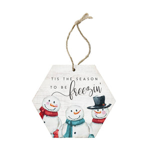 Sincere Surroundings - Honeycomb Ornaments - Tis The Season To Be Freezin