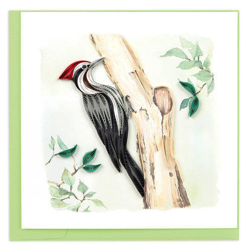 Quilling Card - Pileated Woodpecker