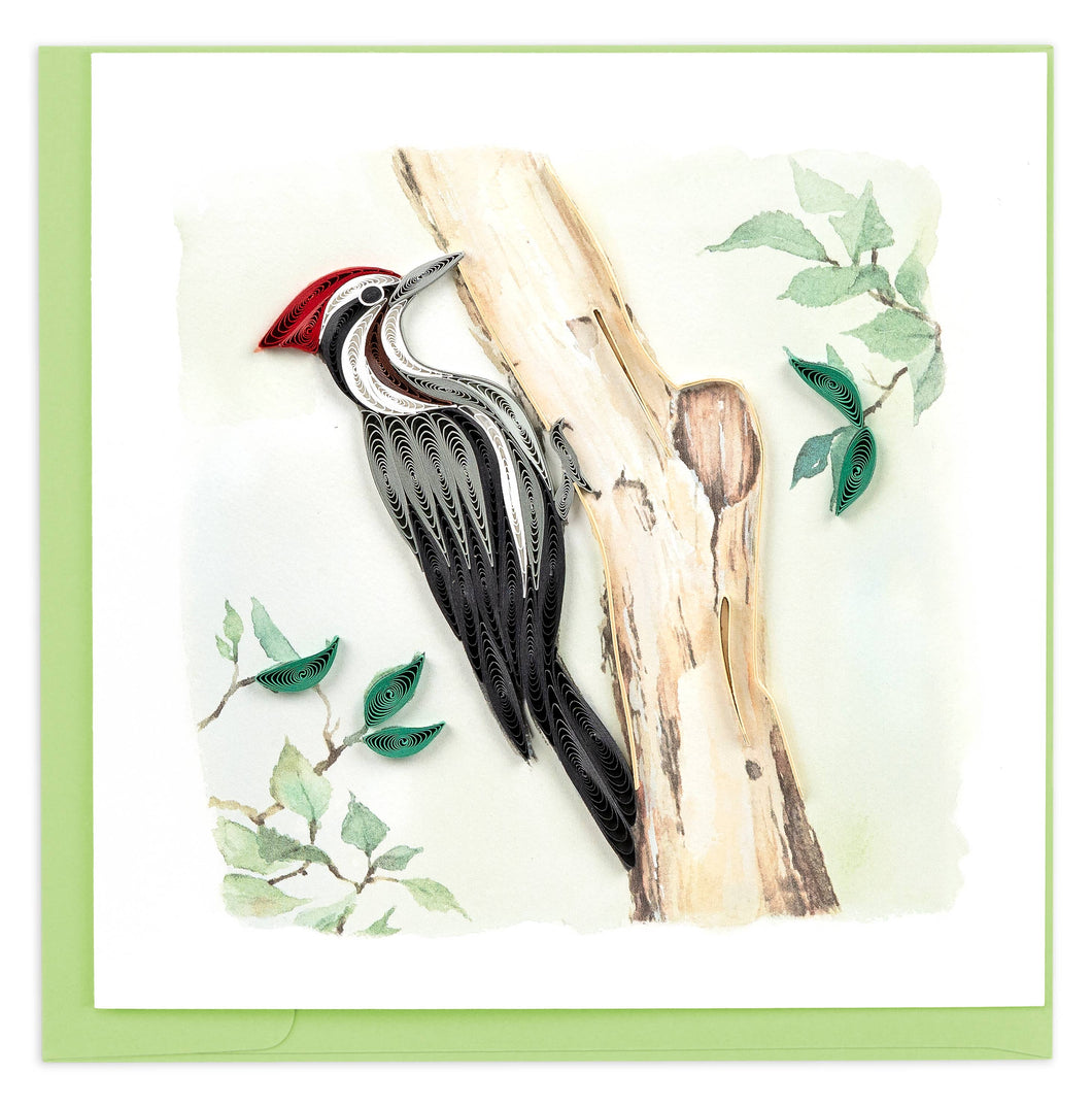 Quilling Card - Pileated Woodpecker