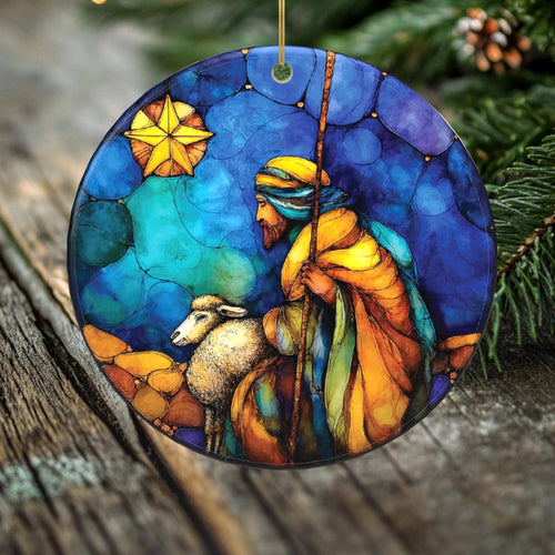 Peeping Tom's Cottage - The Shepherd’s Watch – Nativity Scene Ornament – Christmas 2025