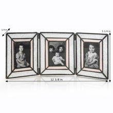 Load image into Gallery viewer, J Devlin Glass Art - Hinged Folding 2x3 Picture Frame Triple 2x3 Vertical