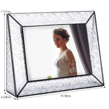 Load image into Gallery viewer, J Devlin Glass Art - Vintage Glass Picture Frames Pic 126: 5x7 Horizontal