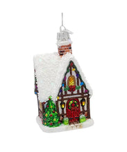 Load image into Gallery viewer, Kurt S. Adler, Inc. - 4.25&quot; Noble Gems Glass Tudor House Ornament