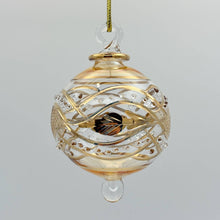 Load image into Gallery viewer, Dandarah (Ships from USA) - Blown Glass Small Ornament - Garland: Light Blue