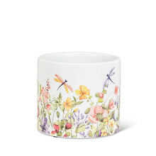 Load image into Gallery viewer, Small Dragonfly &amp; Floral Planter