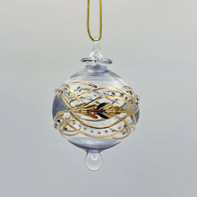 Load image into Gallery viewer, Dandarah (Ships from USA) - Blown Glass Small Ornament - Garland: Light Blue