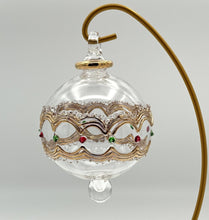 Load image into Gallery viewer, Dandarah (Ships from USA) - Blown Glass Ornament - Gold Tiara