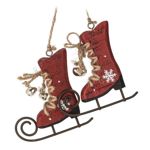 Abbott - Rustic Skates Ornament