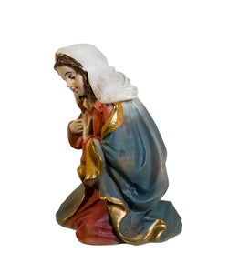 Nativity Set W/8 2-3.25"Figs+4.5x7"Stabl
