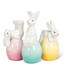 Load image into Gallery viewer, Playful Bunnies with Eggs-3 Assorted