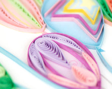 Load image into Gallery viewer, Quilling Card - Colorful Balloon Bunch