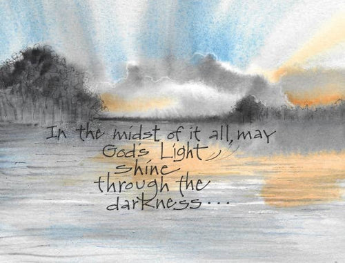 Credo Designs LTD - May God's Light Shine Greeting Card (Versed)