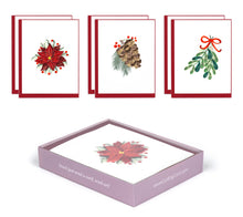 Load image into Gallery viewer, Quilling Card - Quilled Winter Botanicals Note Card Box Set