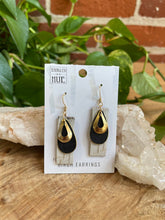 Load image into Gallery viewer, Handmade Birch Bark Earrings: Silver earhooks