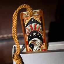 Load image into Gallery viewer, Mitercraft - Bald Eagle Handmade Wooden Bookmark