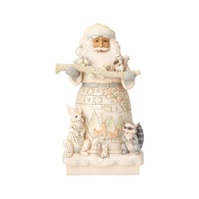 Load image into Gallery viewer, JS Woodland Statue Santa