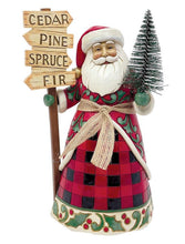 Load image into Gallery viewer, JS CLV Santa with Sign and Tree