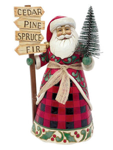 JS CLV Santa with Sign and Tree
